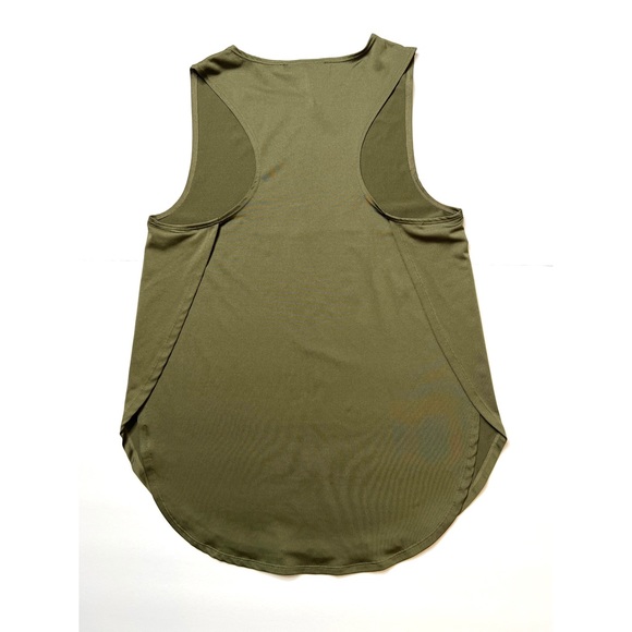 Energie Lark Olive Green Laser-cutout Tank Top Sz M - Picture 3 of 10